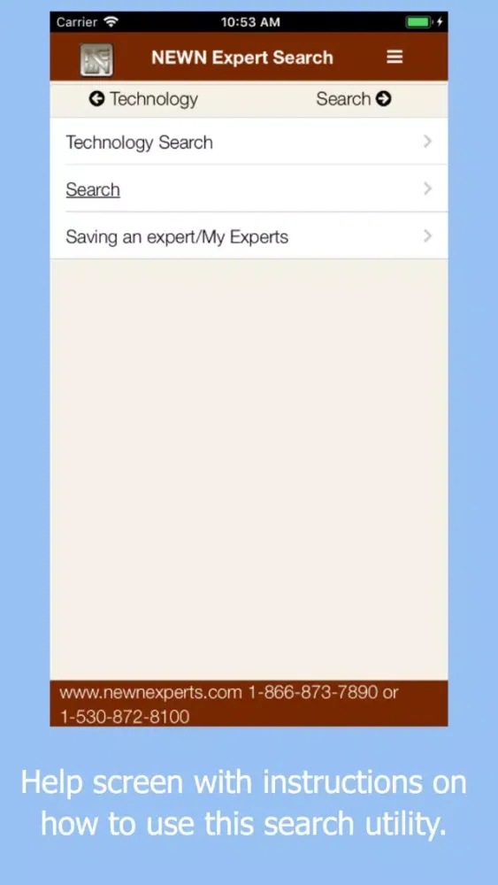 NEWN Expert Witness Search 2 स्क्रीनशॉट