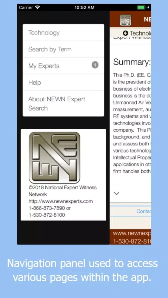 NEWN Expert Witness Search 2 स्क्रीनशॉट