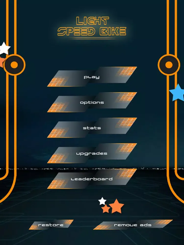 Screenshot di Light Speed Bike : Motor Cycle Rider Game Free iPad 