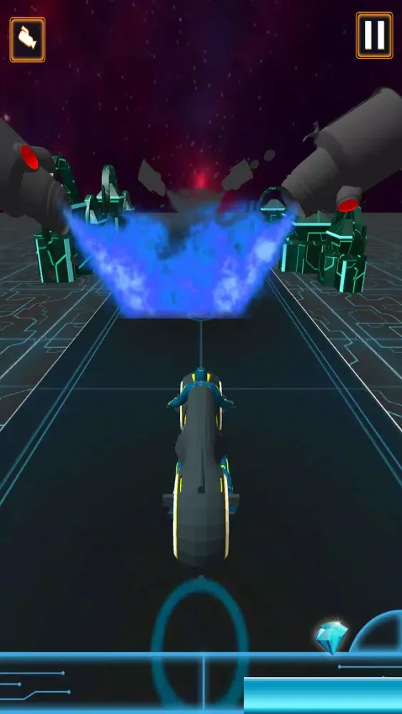 Screenshot di Light Speed Bike : Motor Cycle Rider Game Free