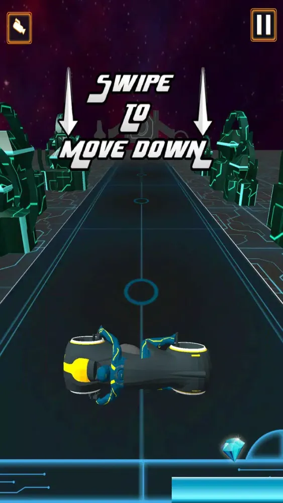 Screenshot di Light Speed Bike : Motor Cycle Rider Game Free