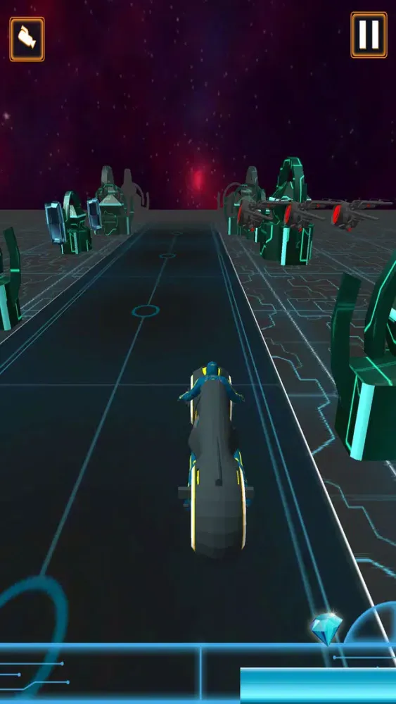 Screenshot di Light Speed Bike : Motor Cycle Rider Game Free