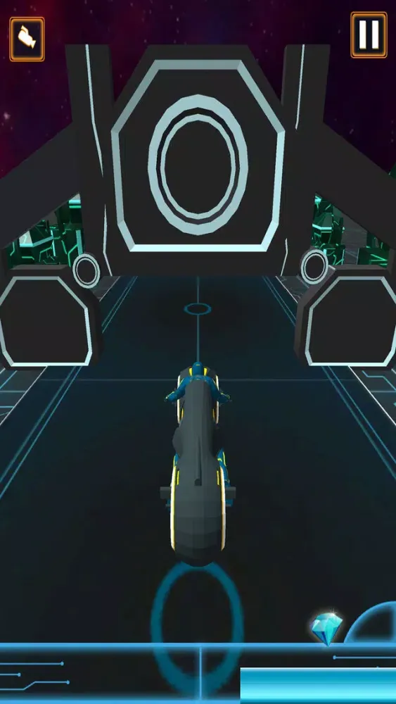 Screenshot di Light Speed Bike : Motor Cycle Rider Game Free