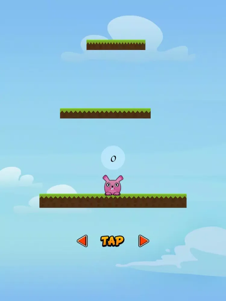 Pink Bunny Jump Free iPad  سکرین شاٹس