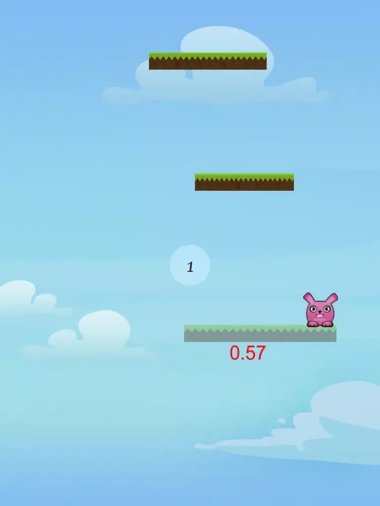 Pink Bunny Jump Free iPad  سکرین شاٹس