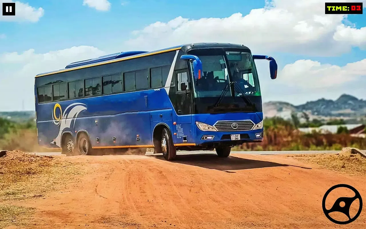 Capturas de tela do Offroad Bus Drive: Bus Game 3D