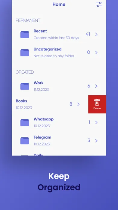 Knote - Organized voice notes स्क्रीनशॉट