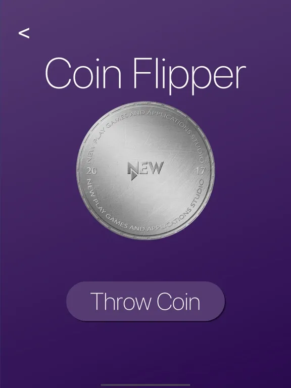 Dice Thrower & Coin Flipper iPad  Screenshots
