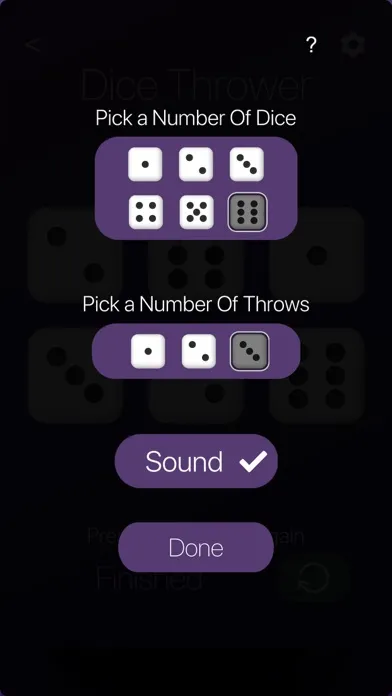 Dice Thrower & Coin Flipper Screenshots