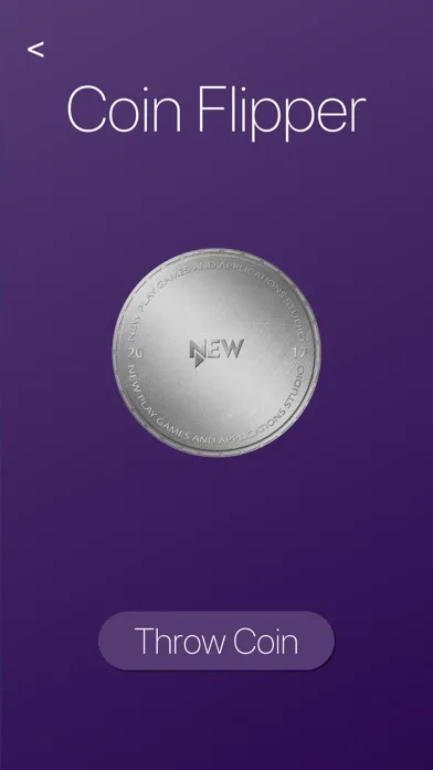Dice Thrower & Coin Flipper Screenshots