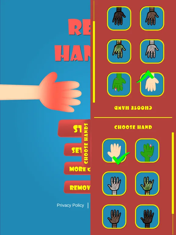 Capturas de tela do Red Hands - Two Player Game iPad 