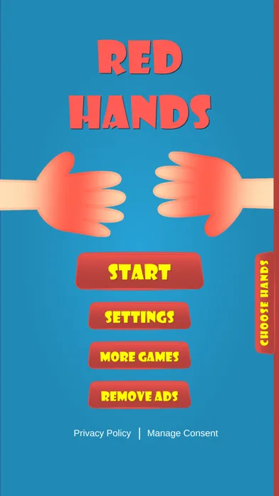 Capturas de tela do Red Hands - Two Player Game