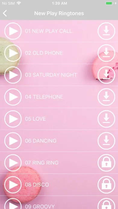 Capturas de tela do New Play Ringtones & Sounds