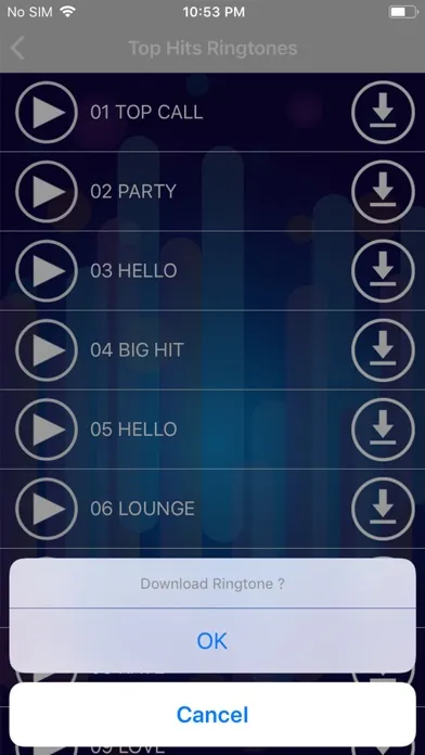 Capturas de tela do New Play Ringtones & Sounds