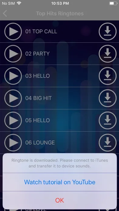 Capturas de tela do New Play Ringtones & Sounds