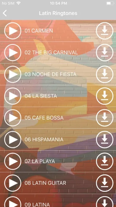 Capturas de tela do New Play Ringtones & Sounds