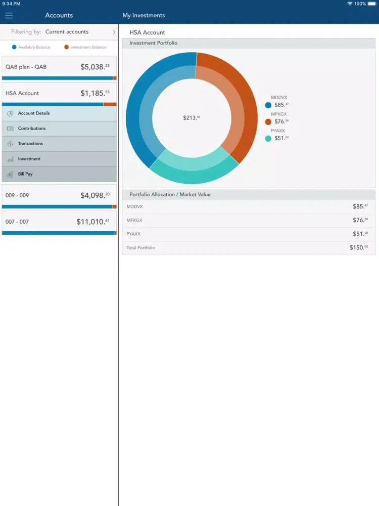 Newport Group Flex Benefits iPad  سکرین شاٹس