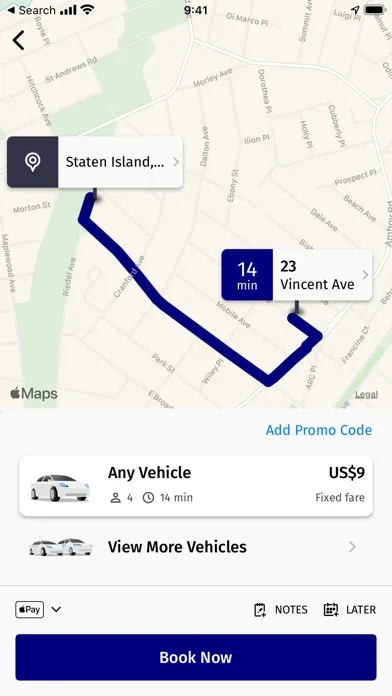 Tangkapan layar Newport Car Service Taxi