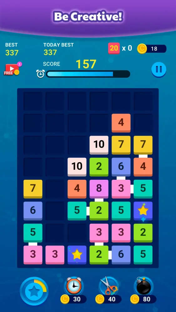 Merge Block: Number Merge Game应用截图