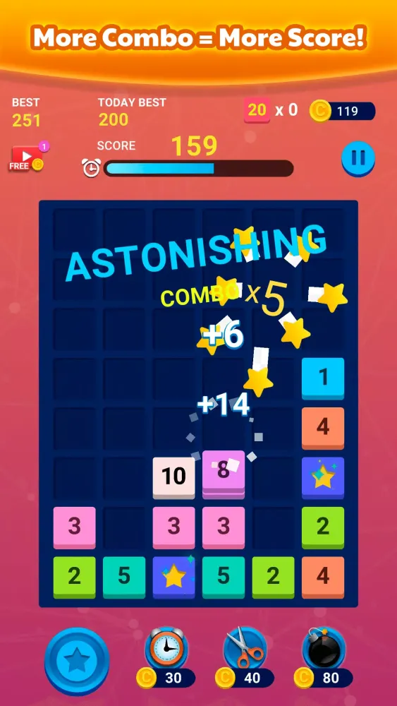 Merge Block: Number Merge Game应用截图