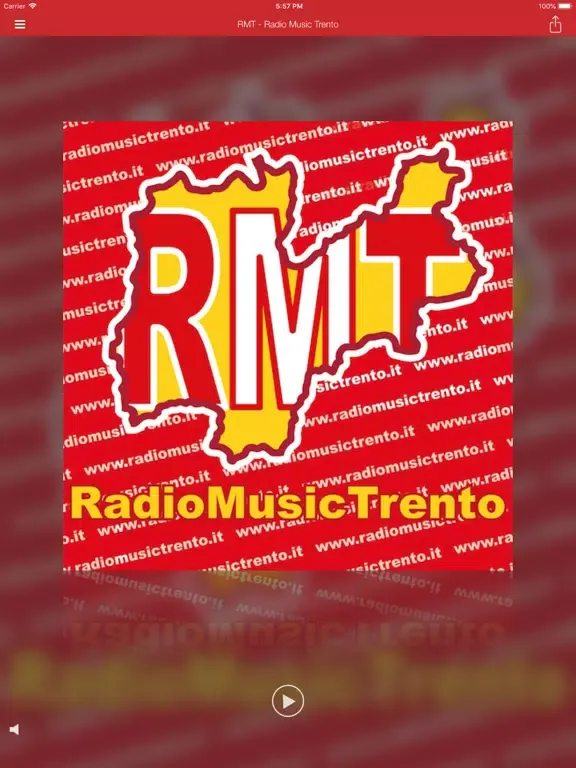 ภาพหน้าจอของ RMT - Radio Music Trento iPad 