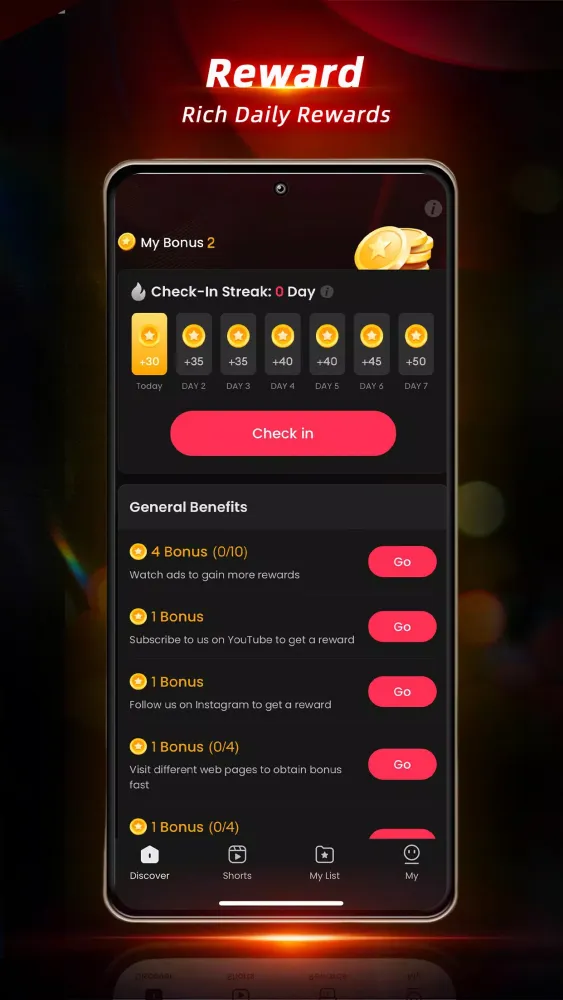 Captures d'écran de GoodShort