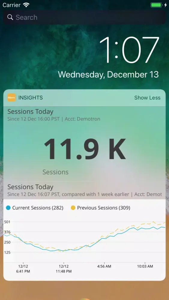 New Relic Insights স্ক্রিনশট