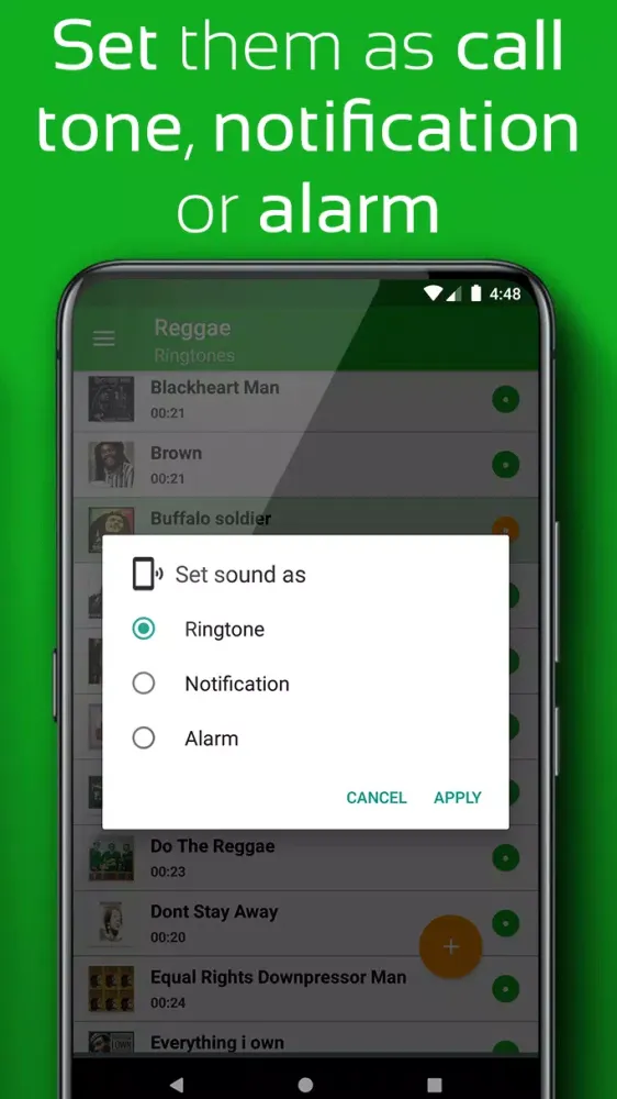 Reggae Ringtones Songs Screenshots