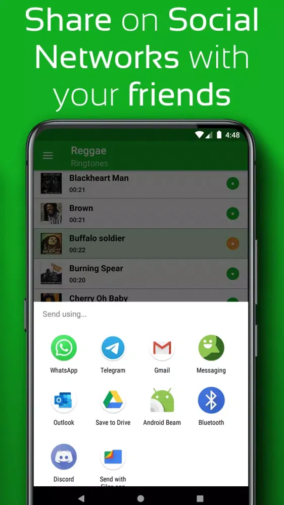 Reggae Ringtones Songs Screenshots