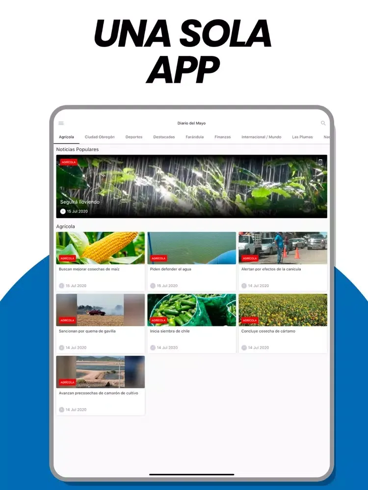 Diario del Mayo iPad  سکرین شاٹس