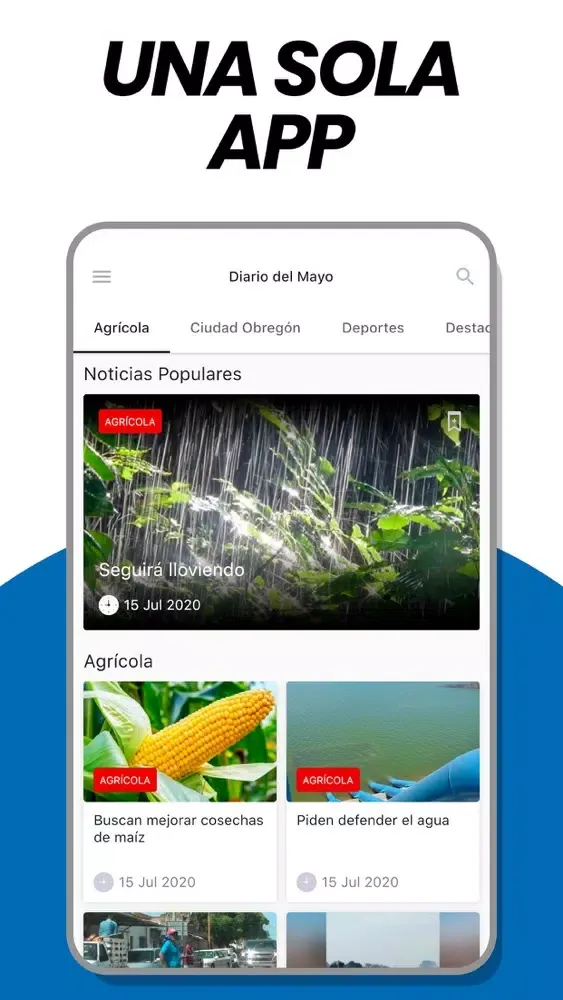 Diario del Mayo سکرین شاٹس