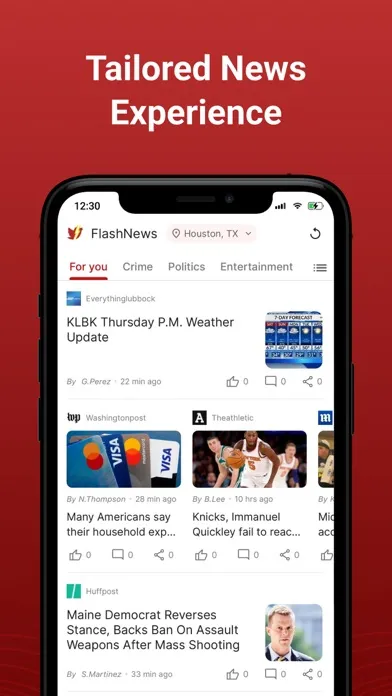 Zrzuty ekranu Breaking Local News: FlashNews