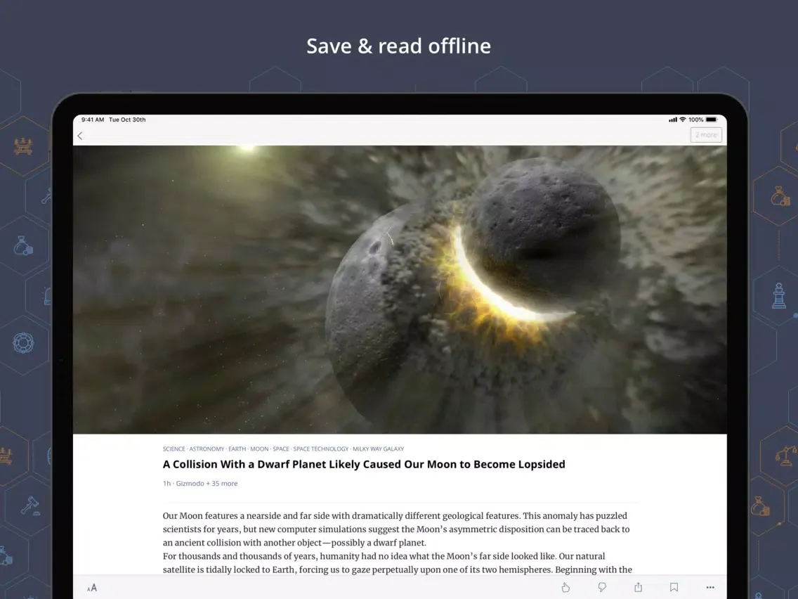Capturas de pantalla de News360: Personalized News iPad 