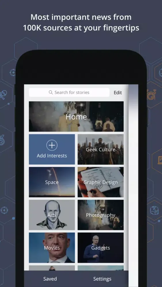 Capturas de pantalla de News360: Personalized News