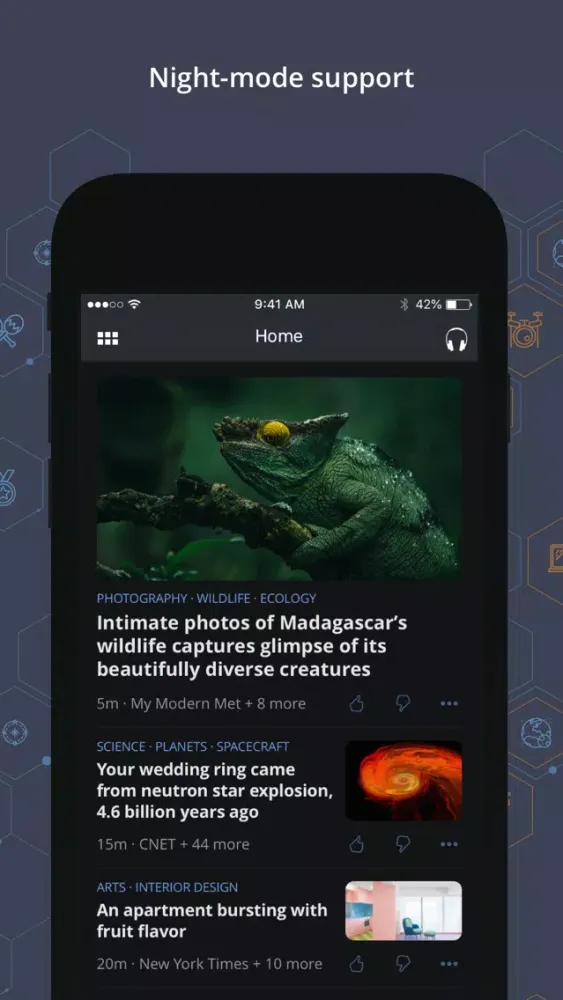 Capturas de pantalla de News360: Personalized News