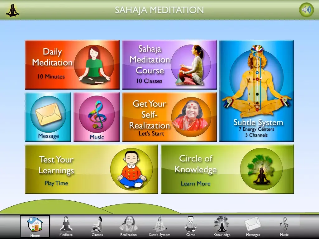 ภาพหน้าจอของ SahajaMeditation-iPAD iPad 