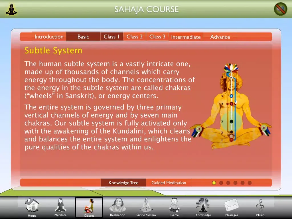 ภาพหน้าจอของ SahajaMeditation-iPAD iPad 