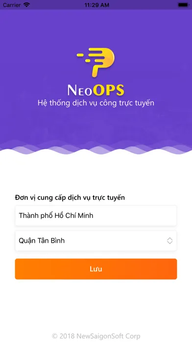 Zrzuty ekranu NeoOPS Cổng thông tin điện tử