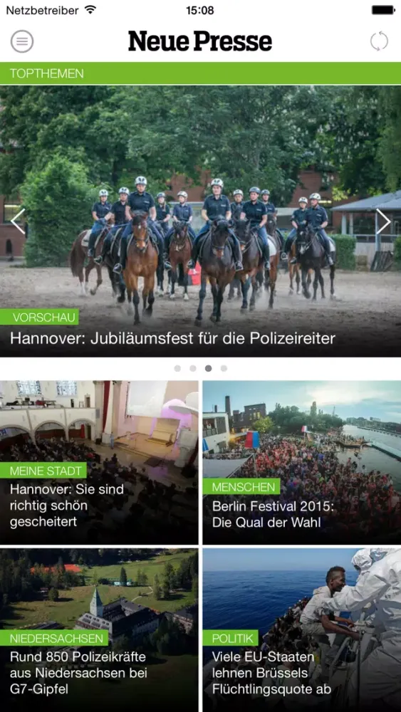 NP mobil + Screenshots