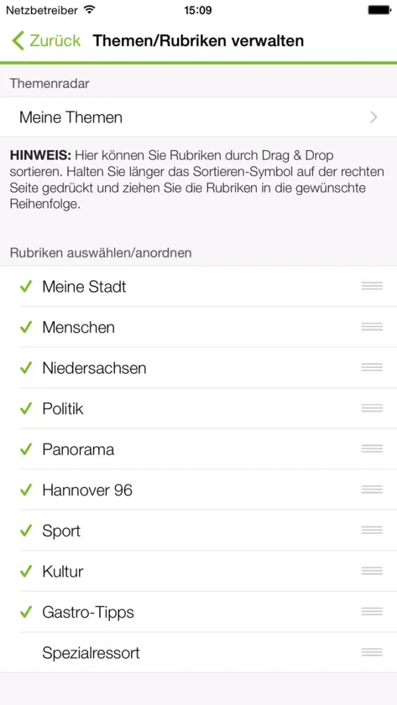 NP mobil + Screenshots