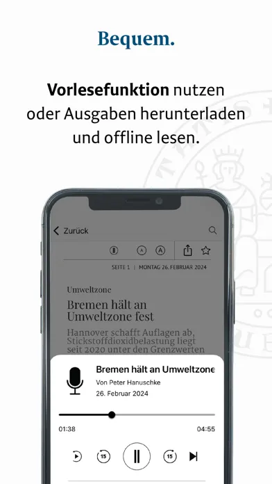 Скриншоты WESER-KURIER E-Paper