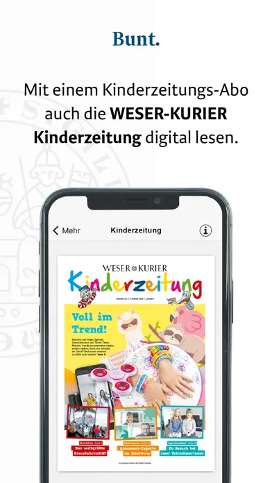 Скриншоты WESER-KURIER E-Paper