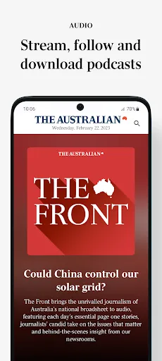 Tangkapan skrin The Australian