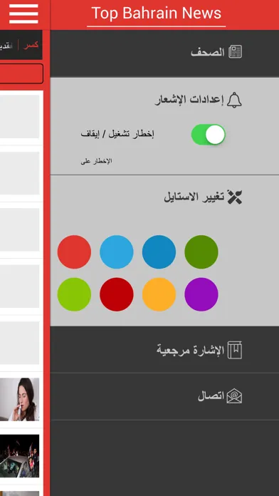 Zrzuty ekranu Top Bahrain News