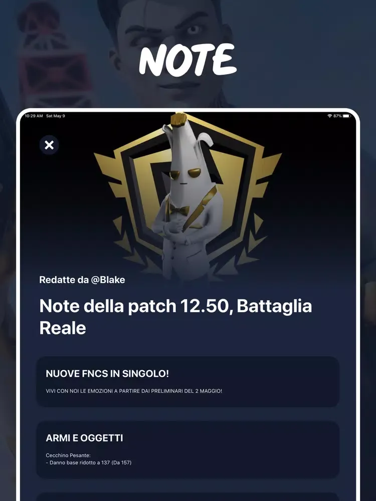 Captures d'écran de News per Fortnite Italia iPad 