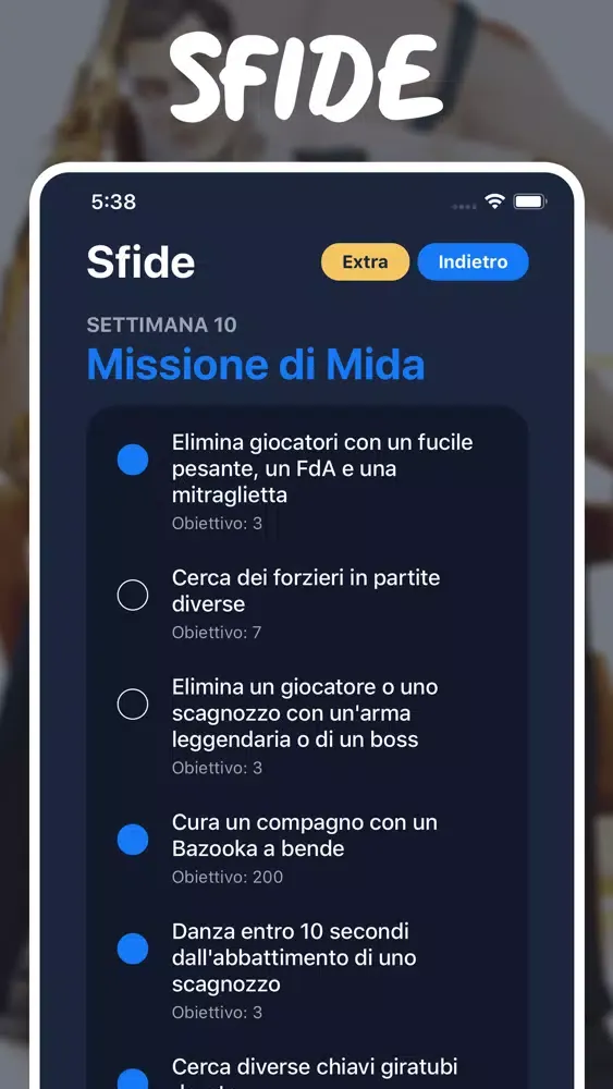 Captures d'écran de News per Fortnite Italia