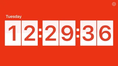 Capturas de tela do Flip Clock - minimalism digital alarm clock no ads