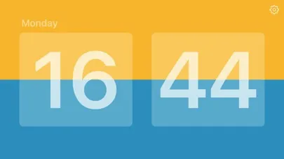 Capturas de tela do Flip Clock - minimalism digital alarm clock no ads