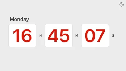 Capturas de tela do Flip Clock - minimalism digital alarm clock no ads