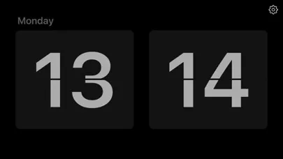 Capturas de tela do Flip Clock - minimalism digital alarm clock no ads